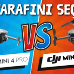 DJI Mini 4 Pro ve Mini 5 Pro yan yana boyut karşılaştırması