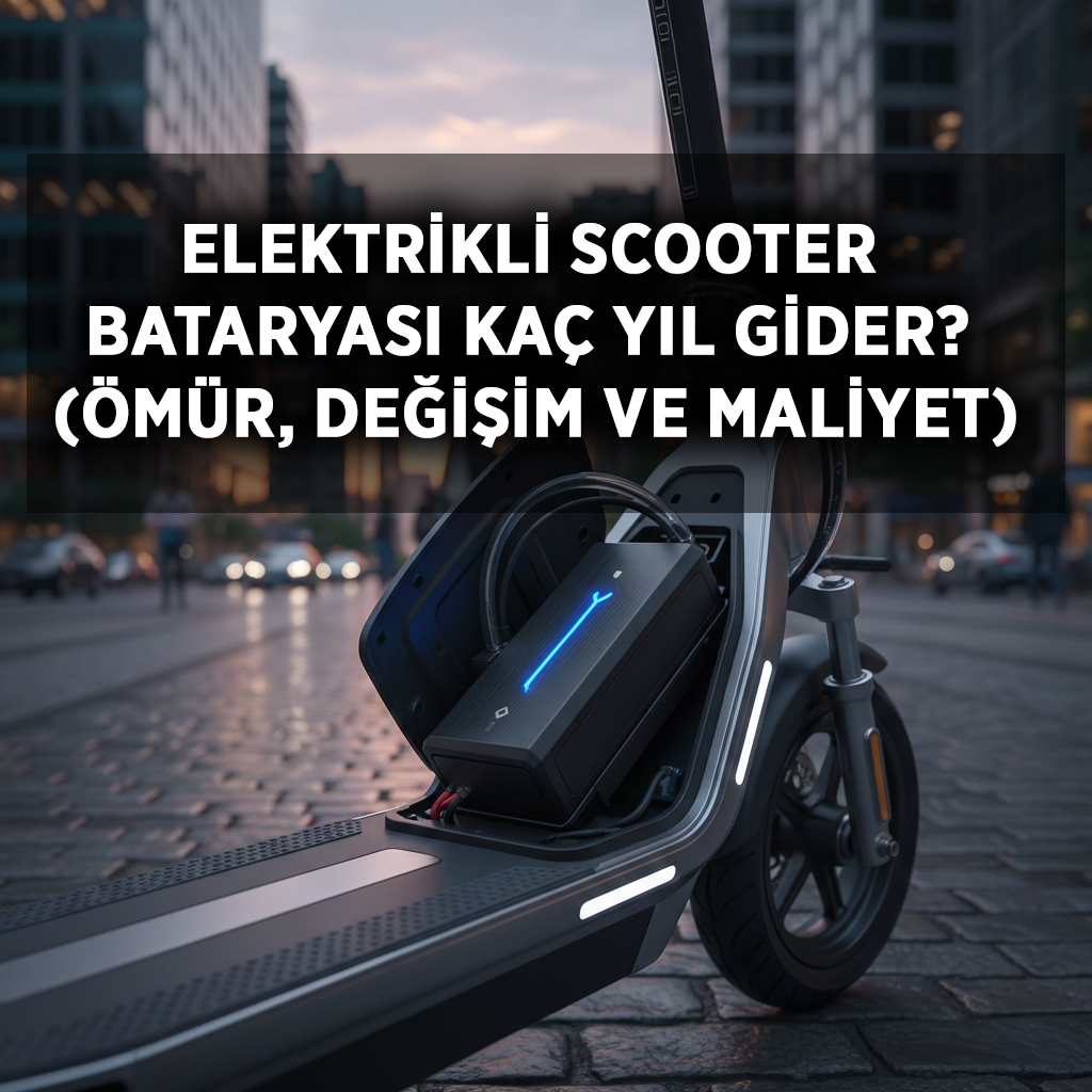 elektrikli scooter batarya ömrü